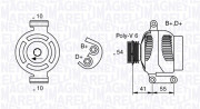 063377022010 MAGNETI MARELLI alternátor 063377022010 MAGNETI MARELLI