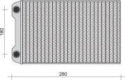 350218280000 Výměník tepla, vnitřní vytápění MAGNETI MARELLI