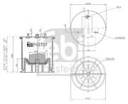 102721 FEBI BILSTEIN mech pneumatického prużenia 102721 FEBI BILSTEIN