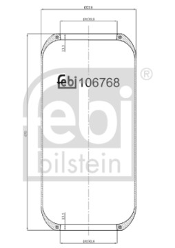 106768 FEBI BILSTEIN mech pneumatického prużenia 106768 FEBI BILSTEIN