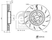 107510 Brzdový kotouč FEBI BILSTEIN