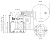 107978 FEBI BILSTEIN mech pneumatického prużenia 107978 FEBI BILSTEIN