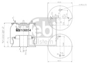 108854 Mech, pneumaticke odpruzeni FEBI BILSTEIN