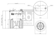 171376 Mech, pneumaticke odpruzeni FEBI BILSTEIN