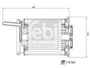 172764 Palivový filtr FEBI BILSTEIN