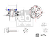 181034 Sada ložisek kol FEBI BILSTEIN