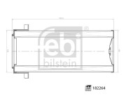 182264 Vzduchový filtr FEBI BILSTEIN