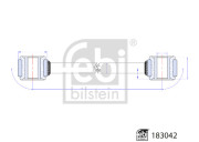 183042 Tyč/vzpěra, stabilizátor FEBI BILSTEIN