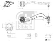 185539 Řídicí páka, zavěšení kol FEBI BILSTEIN