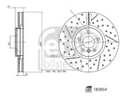 185854 Brzdový kotouč FEBI BILSTEIN