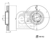 186182 Brzdový kotouč FEBI BILSTEIN