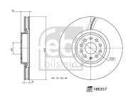 186357 Brzdový kotouč FEBI BILSTEIN