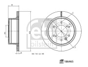 186465 Brzdový kotouč FEBI BILSTEIN