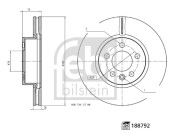 188792 Brzdový kotouč FEBI BILSTEIN