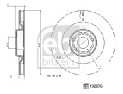 192876 Brzdový kotouč FEBI BILSTEIN