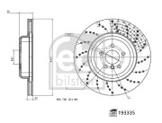 193335 Brzdový kotouč FEBI BILSTEIN