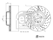 193370 Brzdový kotouč FEBI BILSTEIN
