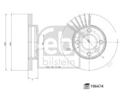 196474 Brzdový kotouč FEBI BILSTEIN