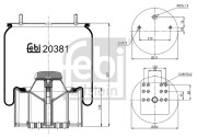 20381 FEBI BILSTEIN mech pneumatického prużenia 20381 FEBI BILSTEIN