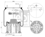 20523 Mech, pneumaticke odpruzeni FEBI BILSTEIN