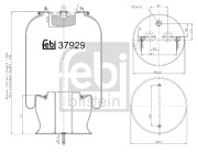 37929 Mech, pneumatické odpružení FEBI BILSTEIN