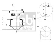 37967 Mech, pneumatické odpružení FEBI BILSTEIN