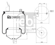 39855 Mech, pneumatické odpružení FEBI BILSTEIN