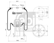 39862 FEBI BILSTEIN mech pneumatického prużenia 39862 FEBI BILSTEIN