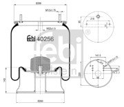 40256 Mech, pneumaticke odpruzeni FEBI BILSTEIN