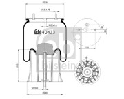 40433 Mech, pneumatické odpružení FEBI BILSTEIN