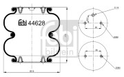 44628 Mech, pneumatické odpružení FEBI BILSTEIN