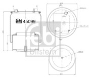 45099 Mech, pneumaticke odpruzeni FEBI BILSTEIN