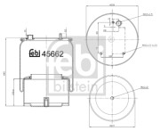 45662 Mech, pneumatické odpružení FEBI BILSTEIN