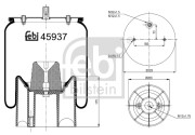 45937 Mech, pneumatické odpružení FEBI BILSTEIN