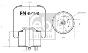 49198 Mech, pneumatické odpružení FEBI BILSTEIN