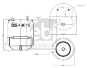 49616 Mech, pneumaticke odpruzeni febi Plus FEBI BILSTEIN