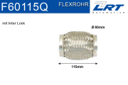 F60115Q LRT Spojovací díl potrubí flexibilní délka (v mm) 115 F60115Q LRT