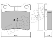 22-0192-1 Brzdové destičky METELLI