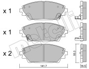 22-0992-0 Brzdové destičky METELLI