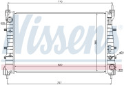 61694 Chladič, chlazení motoru NISSENS
