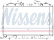 67488 Chladič, chlazení motoru NISSENS