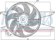85220 Větrák, chlazení motoru NISSENS