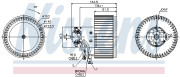 87093 vnitřní ventilátor NISSENS