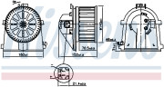 87598 vnitřní ventilátor NISSENS