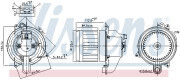 87609 vnitřní ventilátor NISSENS