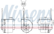 87613 vnitřní ventilátor NISSENS