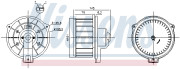 87615 vnitřní ventilátor NISSENS