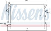 940089 NISSENS kondenzátor klimatizácie 940089 NISSENS