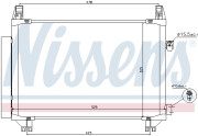 940271 Kondenzátor, klimatizace NISSENS