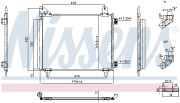 940946 Kondenzátor, klimatizace NISSENS